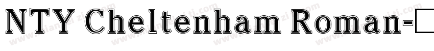NTY Cheltenham Roman字体转换